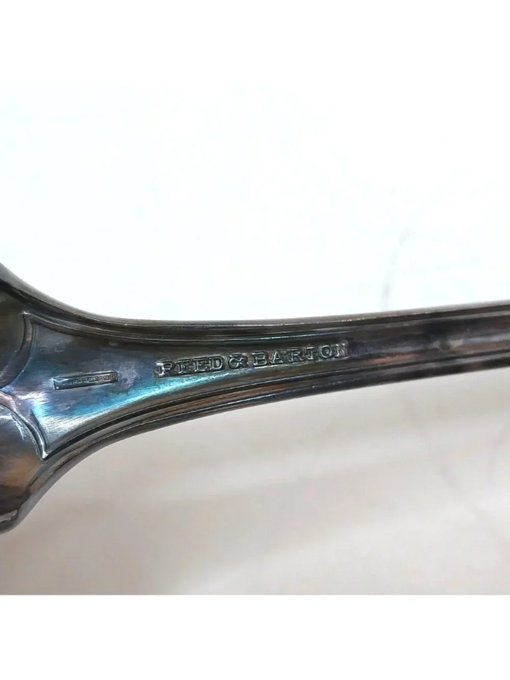 Reed & Barton Silver Plated Punch Ladle Ornate Handle Vintage 16